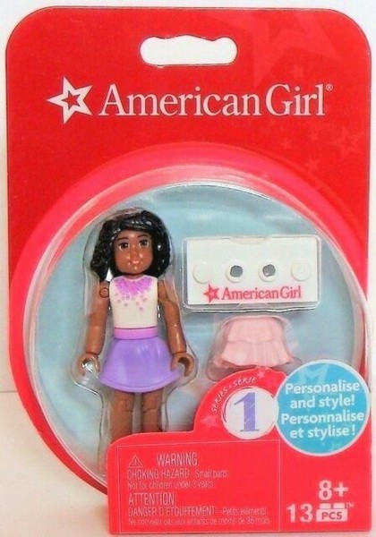 American Girl Mega Bloks New Series 1 Mini Style Figure 13 Pieces NIP 2015