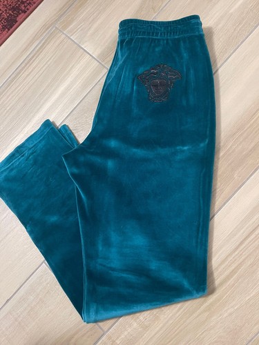 Versace Rare Chenille Joggers Medusa Fashion Luxury Tracksuit Pants Retail $1000 - Imagen 11 de 11