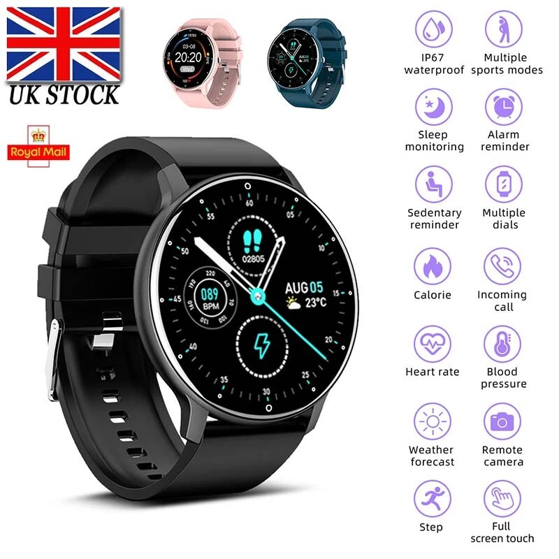 Smart Watch Fitness Tracker Blood Oxygen Heart Rate Men Women