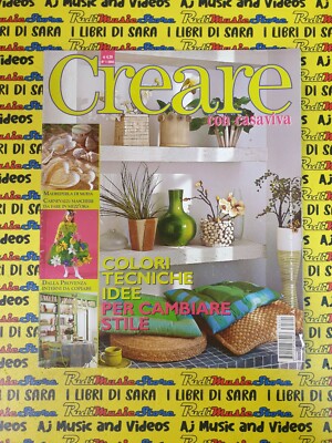 Zeitschrift CREARE CON CASAVIVA Januar-Februar 2003 TECHNISCHE FARBEN IDEEN (SG3)