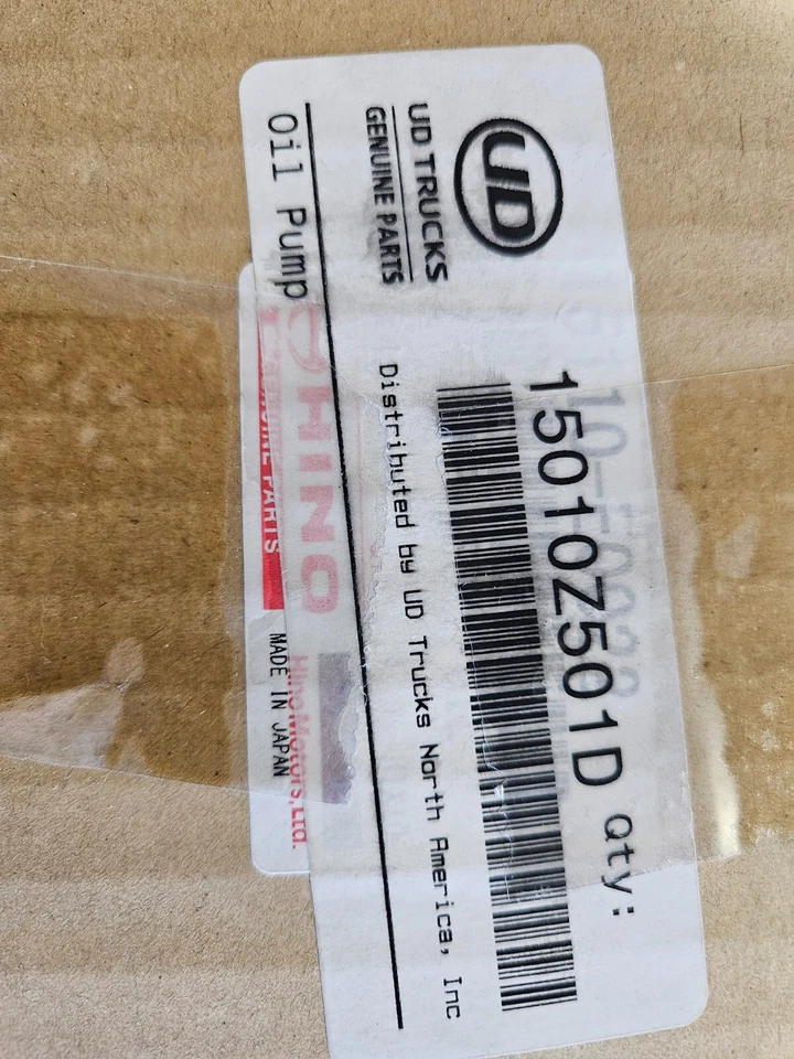 BOMBA ACEITE MOTOR, NISSAN UD 2008-2010 J08 ENG, 18HD, 2000, 23DH, 23LP, 2600, 3300 Foto 2 de 2