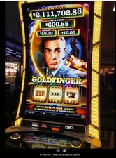 SG Scientific Games  James Bond Goldfinger A19D  Reel