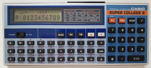 Casio Super College II Pocket Computer (Casio PB-100 variant only sold in Japan)