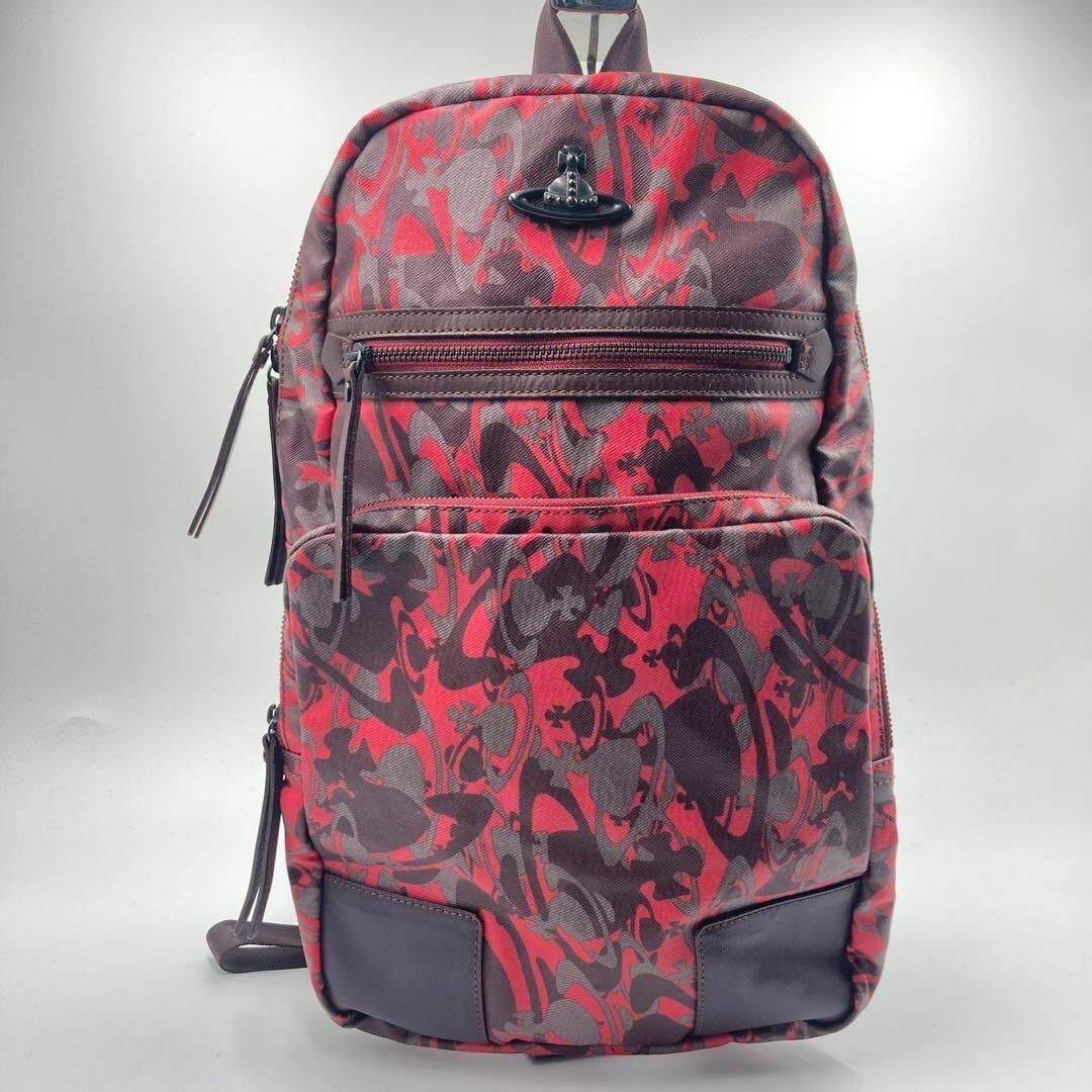 vivienne westwood 総柄 リュック Vivienne Westwood Backpack All Over Orb Pattern Black Pvc Red | eBay
