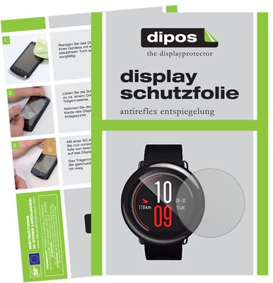 Pellicola Protettiva Antiriflesso Per Amazfit Pace – 6 Pezzi – Made In Germany, Taglio Laser, Anti-impronta! - 5