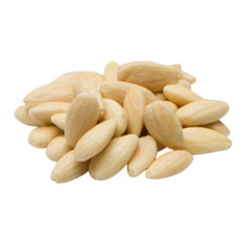 1kg Whole Blanched Almonds (Skinless Raw Nuts) for Baking, Blanched Almonds