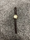 Timex Base Model Bezel Quartz Watch Brown Vintage