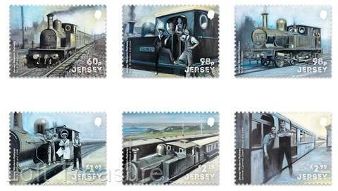 Jersey Stamps: "Jersey Western Railway" MNH 6 Value Presentation Pack 2024 — 第 2/4 张图片