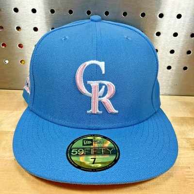 New Era Colorado Rockies Sky Blue Pink 