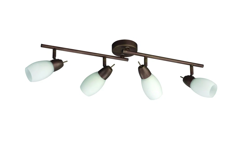 Deckenspotleiste Spot Strahler Energiespar Deckenlampe 4 flg. - Bild 1 von 1