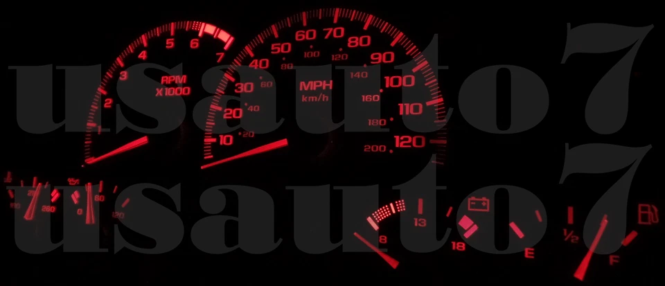 Dash Instrument Cluster Gauge RED LED LIGHTS KIT Fits 97-02 Chevy Camaro 4th Gen - Изображение 4 из 4