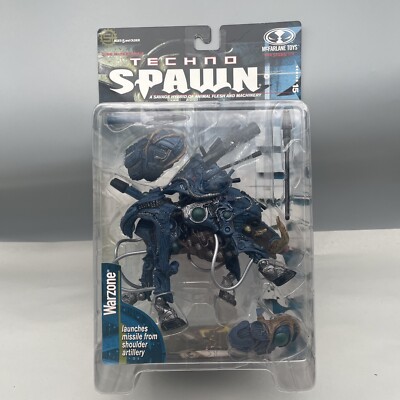 McFarlane Toys Techno Spawn Warzone Series 15 7'' Action Figure 1999 New Vintage