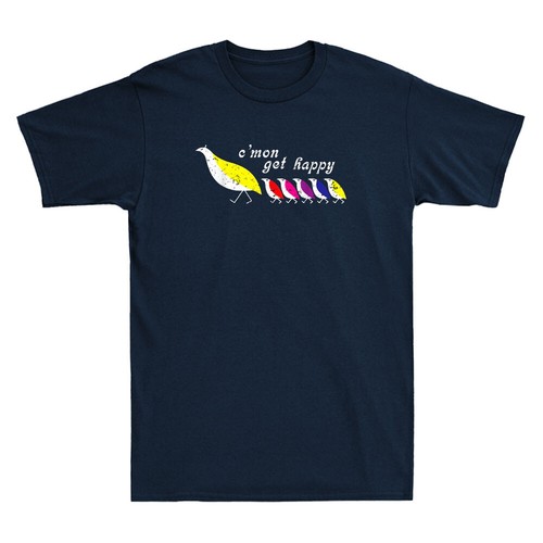 C'mon Get Happy Partridge Family Funny Birds Vintage Men's Short Sleeve T-Shirt - Picture 5 of 8