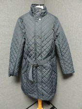 Maine Quilted Belted Coat Navy Uk 18 Rrp £70 Ln022 Ab 02