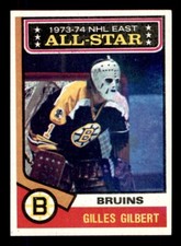 1974 Topps Hockey #132 Gilles Gilbert (All-Star) NM/MT