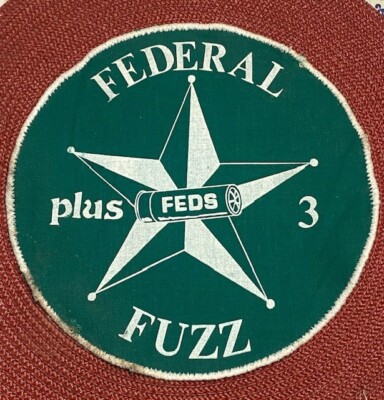 RARE Vintage LARGE Federal Fuzz Shotgun Shells Gun Club Patch Skeet ...