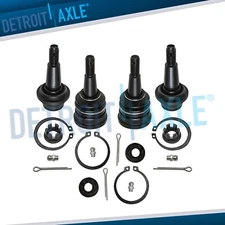 Front Upper Lower Ball Joints for 2016-2018 Silverado Sierra 1500 Tahoe Yukon XL