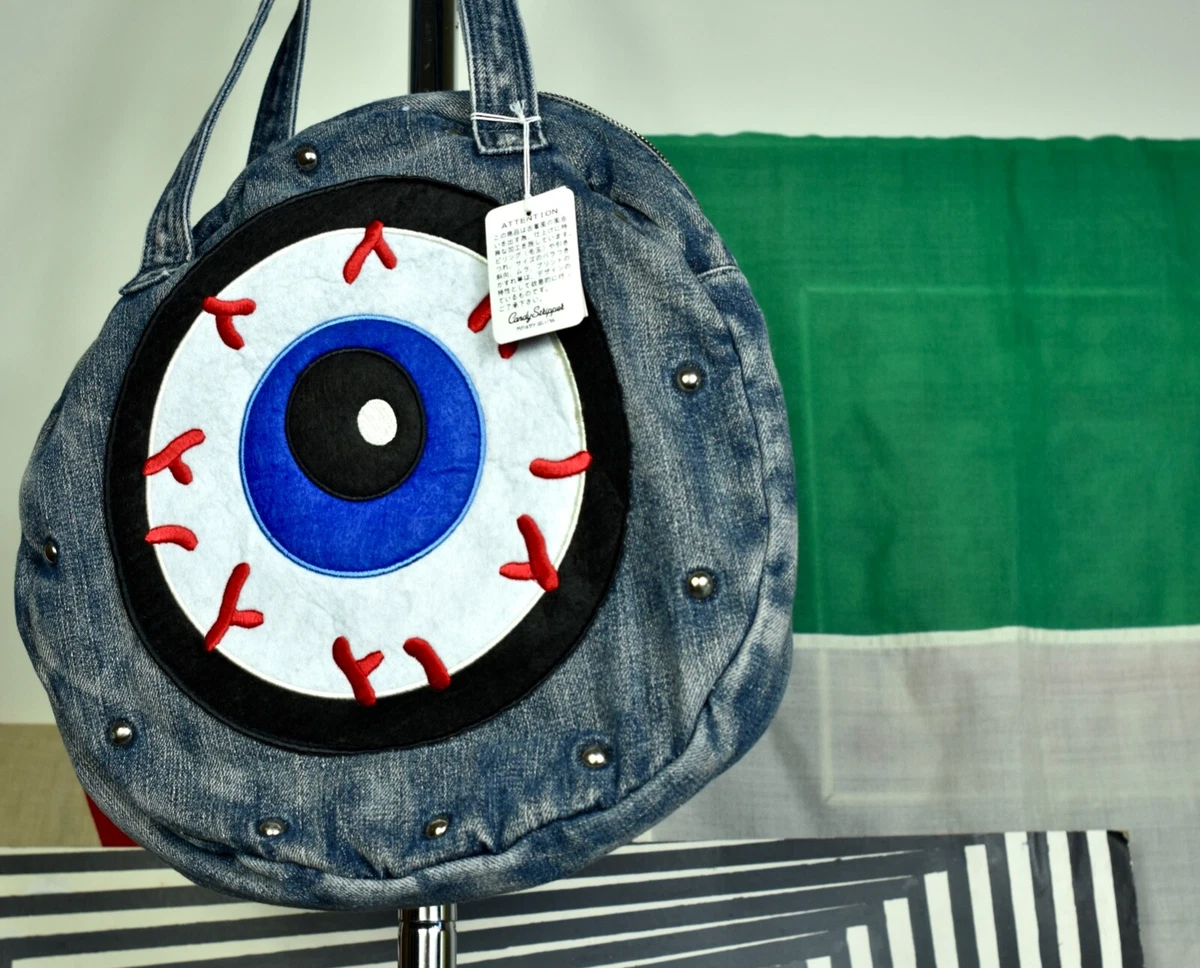 Denim patch online purse