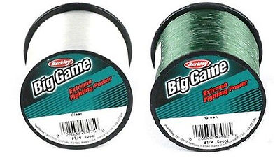 Berkley Trilene Big Game Clear & Green Angelschnur - 235yds - 1700yds Spulen