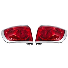 Silscvtt Left+Right Side Tail Brake Lights For 2008-2012 Buick Enclave Halogen