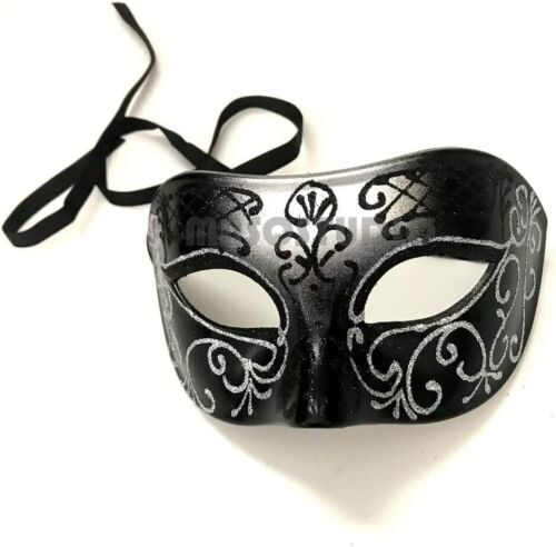 Mens Masquerade Ball Mask Cosplay Mardi Gras Prom Dance Birthday Bachelor Party - Picture 18 of 46