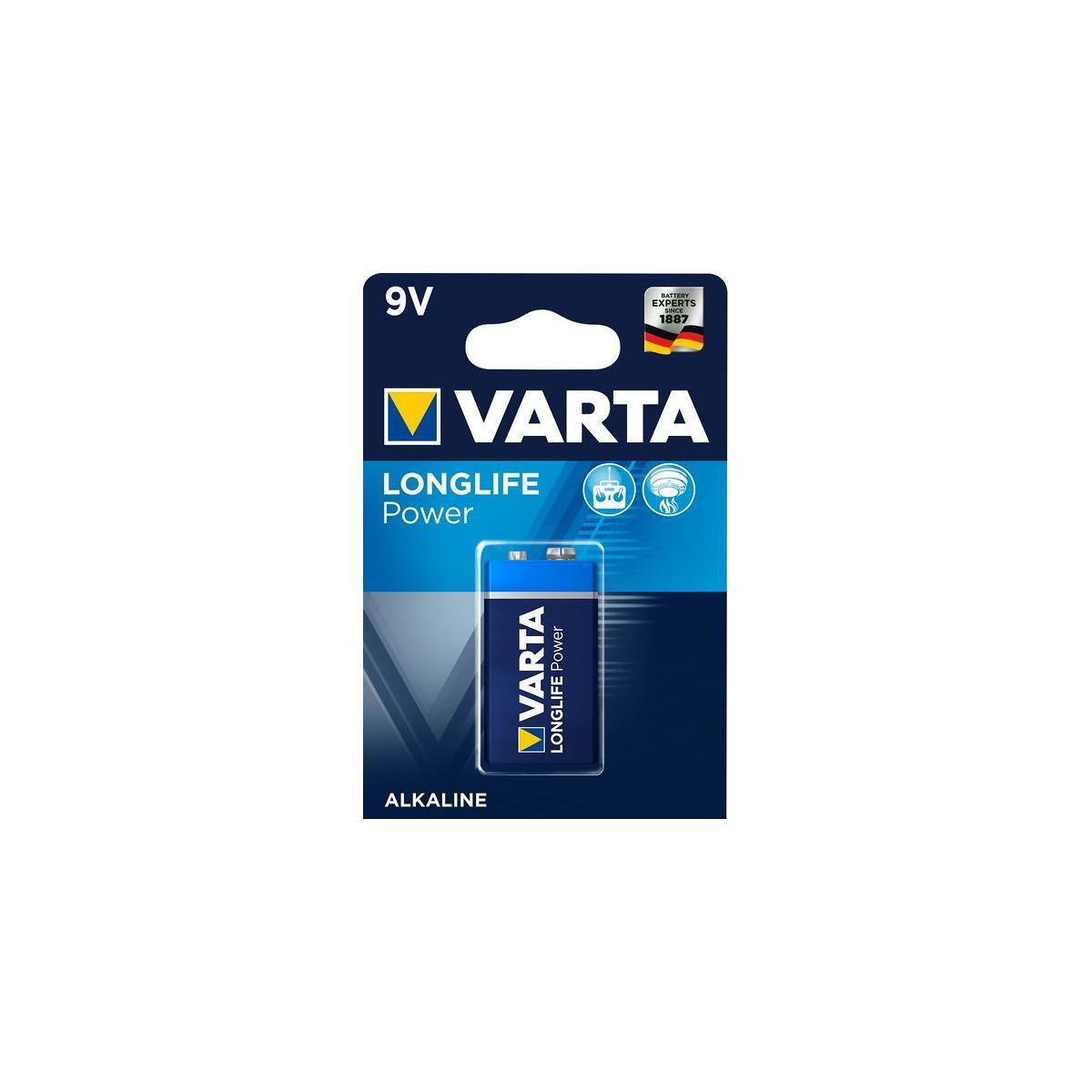 Varta 4922 E-Block-Batterie 9V 580 Mah