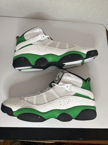 Nike Jordan 6 Rings Green/Black/White Size 12 Men’s, New With Box No Lid - Picture 5 of 9