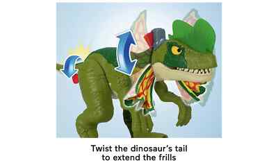 Fisher-Price Imaginext Jurassic World Thrash Attack Dilophosaurus