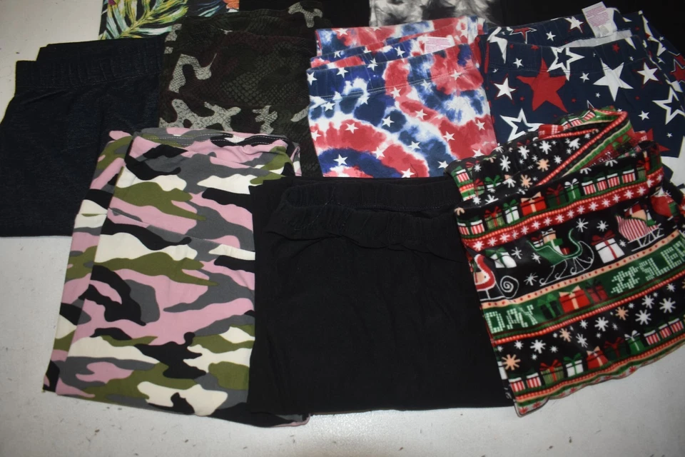 Wholesale Bulk Lot of 11 Juniors Size XL 15 17 Casual Relaxed Leggings - Image 4 of 4