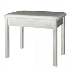 On Stage Keyboard / Piano Bench White KB8802W