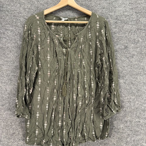 Blouse Gentle Fawn Femme - Taille S - Rose - Manches Longues - Col V - Tassel - Occasion TB