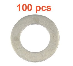 100) Marli 14mm Aluminum Oil Drain Plug Gaskets M14 RPL 94109 