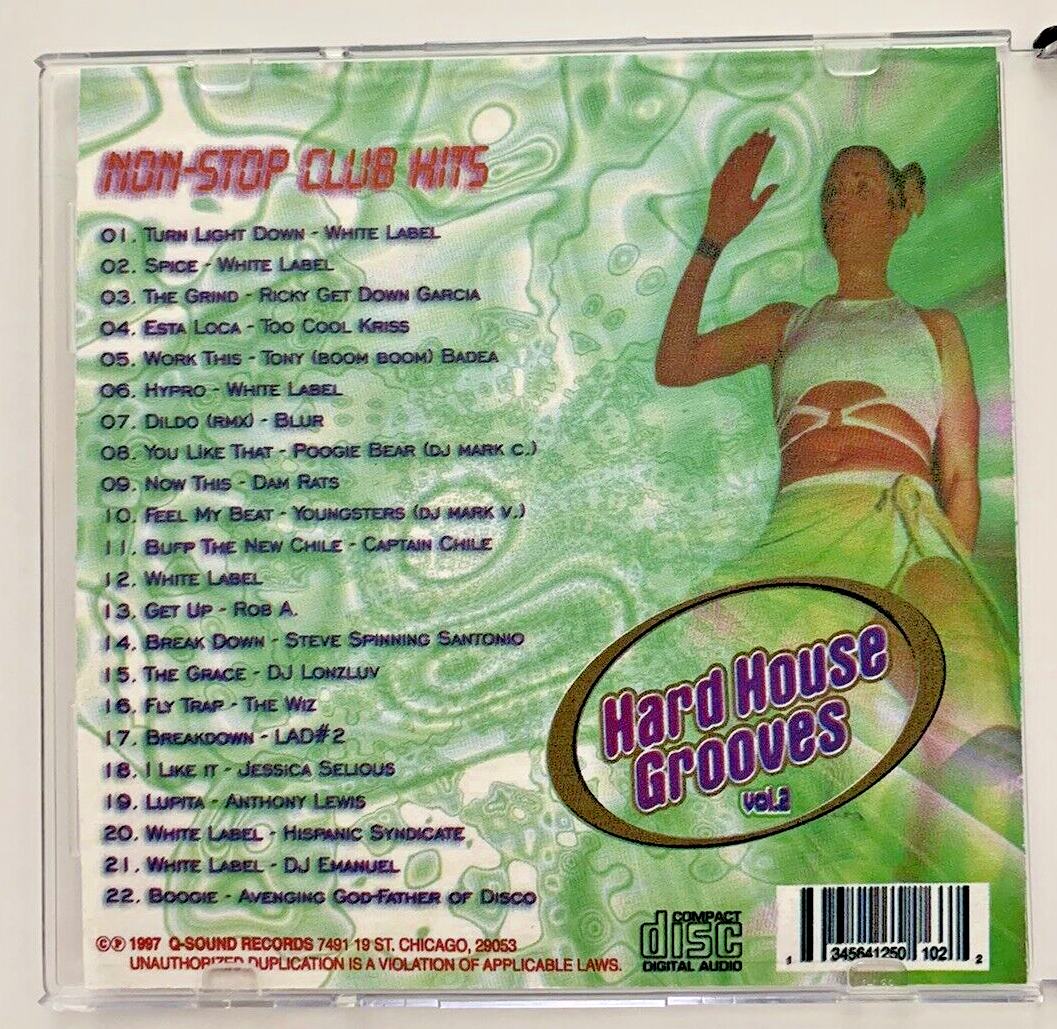 Hard House Grooves (Volume 2) [CD] 74 Minutes Of Non-Stop Club