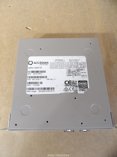 Accedian Networks MetroNID AMN-1000-TE Network Interface Device - INCL RACK EARS - Afbeelding 7 van 8