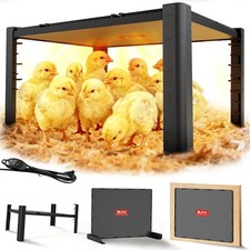 Chicken Coop Heater Chick Heat Plate - 11.8x15.8in for Hen Warmth 10-20 C...