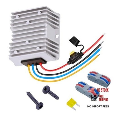 LZLINYJONG 36V/48V to 12V 20A 240W DC-DC Step Down Converter, IP68 Waterproof