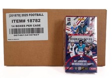 2025 PANINI ROOKIES & STARS FOOTBALL HOBBY 14-BOX CASE