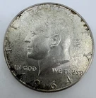 1964 Mint D USA Kennedy 90% Silver Half Dollar Coin Denver Mint A24