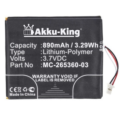 Akku-King Akku für Amazon Kindle 7 WP63GW MC-265360-03 58-000083 Battery Accu