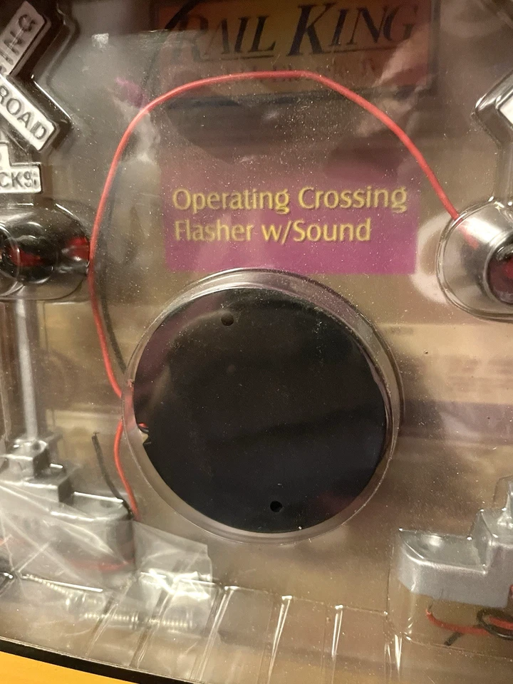 Rail King MTH 30-11014 O Scale RailKing Crossing Flasher W/Sound-NEW - Image 4 of 4