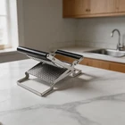 Stainless Steel Adjustable Manual Meat Tenderizer for Home Cooking 21x14x9cm
