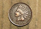 1905     Indian Head Cent     ACTUAL  COIN                           90220205-06