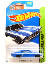NIP 2015 Hot Wheels '69 Chevelle SS 396 Blue Muscle Mania 231/250 HW Workshop