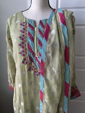 Pakistani 3PC EMBROIDERED High Quality CHIFFON SUIT Brand Maria B