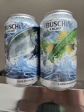 Two New 2026 Busch Light Beer Cans Large Mout...