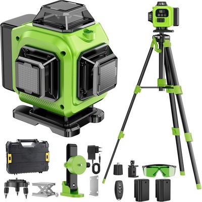 16 Line Laser Level 360 Self Leveling with Tripod