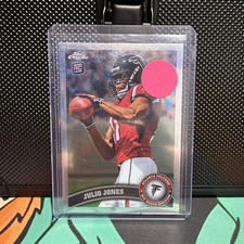 Topps 2011 Chrome Julio Jones Rookie Card #131 Atlanta Falcons. rookie card picture