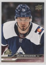 2023-24 Upper Deck Series 1 Exclusives 39/100 Valeri Nichushkin #43 18lg