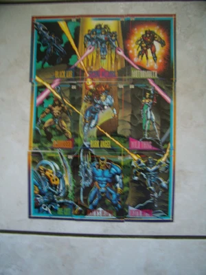 LOT 9 : SÉRIE DE 9 CARTES SUPER HEROES . MARVEL . 1993 .SUPERBE ÉTAT .COMME NEUF - Photo 1/4