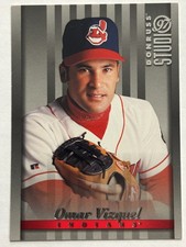 1997 Donruss Studio #57 Omar Vizquel Cleveland Indians